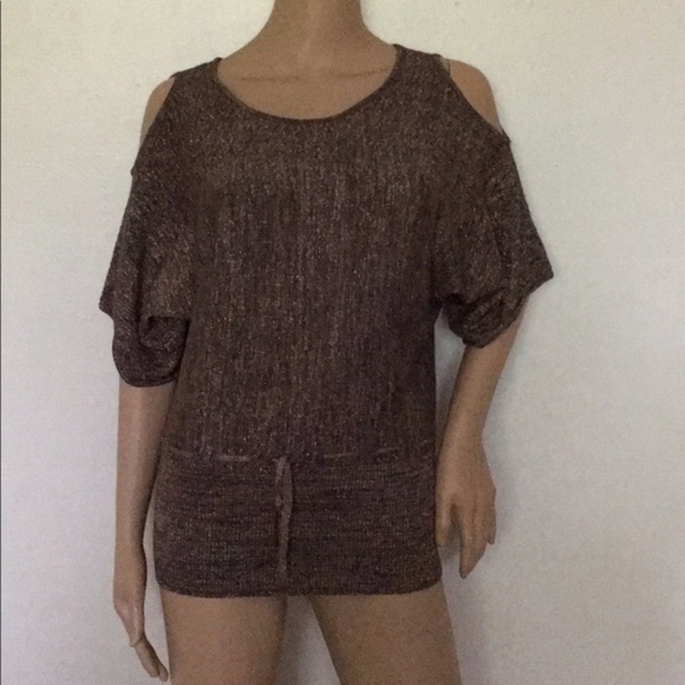 Roz& Ali Shimmer Knit Stretch Women's Size S